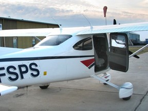 A Cessna 182 similar to the one missing between Hope and Merritt with two people onboard.