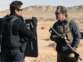 Benicio Del Toro, left, and Josh Brolin star in Sicario: Day of the Soldado.