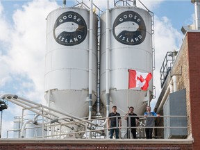 Japandroids's Dave Prowse at the Goose Island Brewery in Chicago.