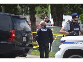 A man suffered multiple gunshot wounds in a daylight shooting on Monday at a busy Kamloops intersection -- an incident police believe was likely a targeted attack between two rival drug dealers.