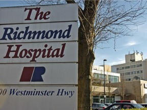 Richmond Hospital on Westminster Highway.