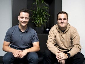 Ari Pounonen (left) and Mike Darlington are the founders of Monstercat Records.