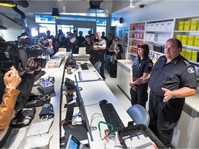 Paramedics Scott Sywake and Lillian Gauthier will be working at the new Pandora Supervised Consumption Service Centre, which opens Monday. The new facility will have an annual budget of $1.5 million.