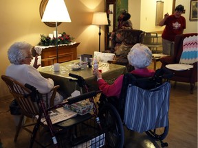 A union held a rally on Sunday to call on British Columbia’s health minister and the Fraser Health Authority to stop staff layoffs at two long-term care homes in Coquitlam.