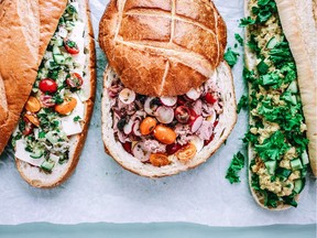Big, cool sandwiches are great for summer eating.