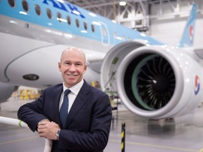 Bombardier CEO Alain Bellemare has been working to ease the strain from two aircraft-development programs that left the company saddled with about US$9 billion in debt.