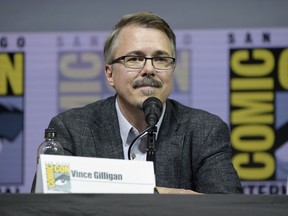 Vince Gilligan attends the "Better Call Saul" panel on day one of Comic-Con International on Thursday, July 19, 2018, in San Diego.