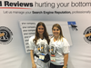 Caroline Houle and Quincy Ross at the SearchReputation.net IRCE 2018 booth.