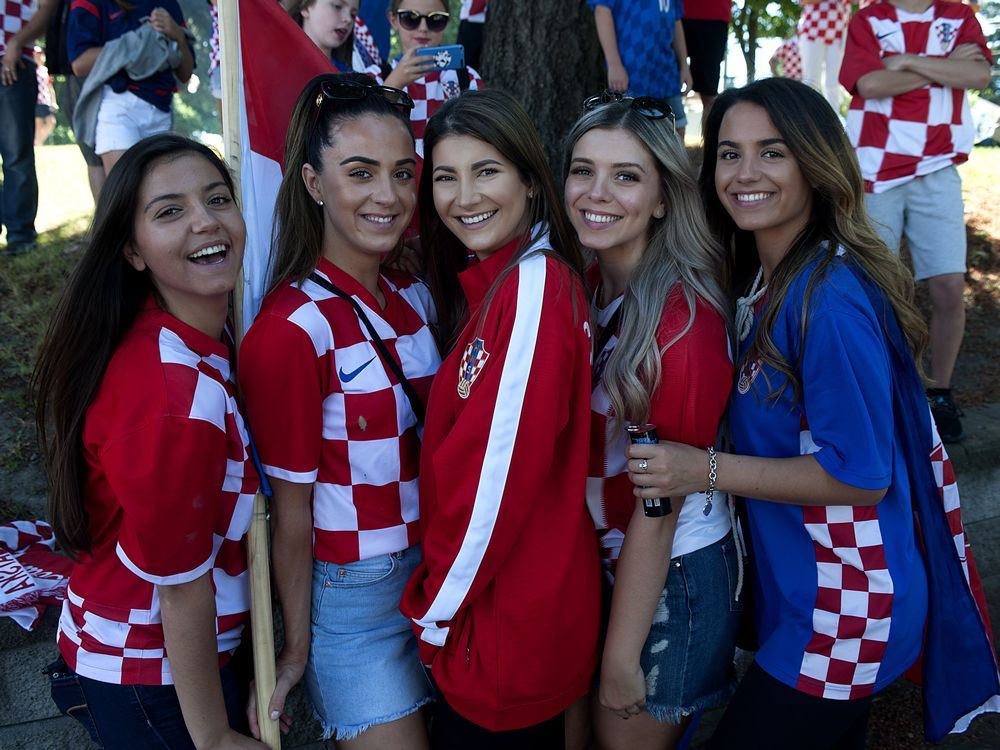 World Cup's 'hottest fan' ready to cheer on Croatia in mini dress