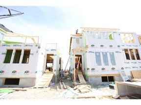 The Edmonton area leads the Calgary area in new construction of single-family homes this year. Postmedia file photo