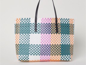 Braided shopper tote bag, $34.99 at H&M, hm.com.