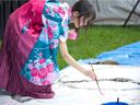 Japanese calligraphy artist Kisyuu will be bringing the ancient art to life at the 42nd annual Powell Street Festival on Aug. 4-5 in Vancouver.