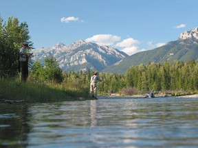 Fishing on the Elk River.