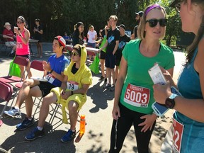 A small but spirited group of runners turned out Sunday morning at Delta Nature Reserve to take part in the Telus Jog for the Bog 5K and 10K races.
