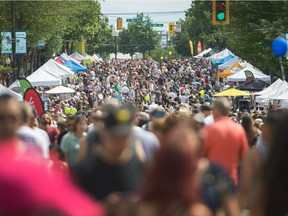 Main Street in Vancouver went car-free for a day in June.