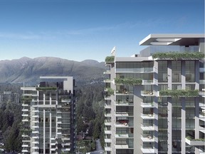 NU An artist's rendering of Park West at Lions Gate, a project from Keltic Canada Development in North Vancouver. [PNG Merlin Archive]