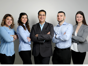 Herman Tumurcuoglu (centre) and the SearchReputation team focus on helping their clients repair online PR disasters.