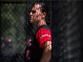 Team Canada infielder Jenn Salling says they’re in to win this week’s Canada Cup tournament at Surrey’s Softball City. ‘We're openly talking about it now,’ she says. ‘There’s no beating around the bush.’