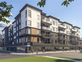 An artist's rendering of SoHo, a project from Aristar in Kelowna. [PNG Merlin Archive]