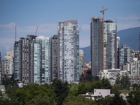 Highrises in Vancouver.