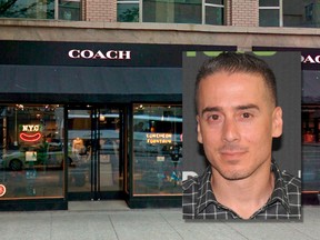 Actor Kirk Acevedo says he was denied entry into Coach in Vancouver.
