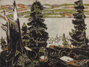 Painting Place III, oil on canvas, 1930, by David Milne. It's in David Milne: Modern Painting at the Vancouver Art Gallery to Sept. 9.