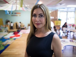 Natacha Beim, CEO and founder of CEFA (Core Education and Fine Arts) Early Learning, poses for a photograph at a CEFA daycare franchise, in Langley, B.C., on Tuesday May 29, 2018.