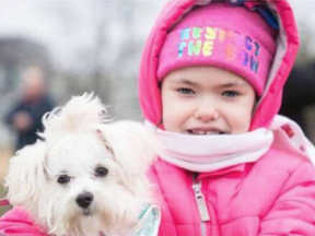 Dorothy Widen was walking her dog Marshmallow when a neighbour called the police and child services alleging that the youngster wasn’t adequately supervised.