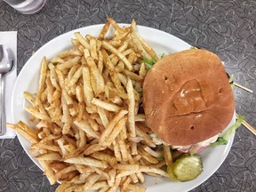 The Everest Burger at Hilltop Diner in Langley 2