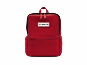 Rubberized backpack, $210 at Hunter, hunterboots.com.