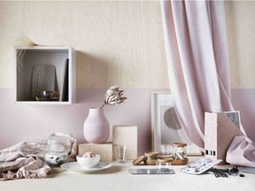Dusty pastels and blonde wood are trending this fall in home decor, seen here in Ikea's 2019 catalogue. Photo: Ikea for The Home Front: Fall trends in home decor by Rebecca Keillor [PNG Merlin Archive]