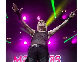 Josh Ramsay fronts Marianas Trench which plays the PNE Summer Night Concerts on Aug. 25.