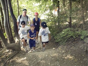 You can take your kids to the Grouse Grind, but they don't have to reach the summit. Go on adventures rather than 'hikes.'