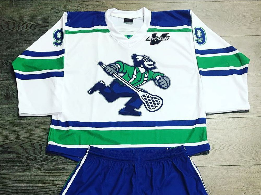 The Vancouver Canucks special edition jersey with logo designed by