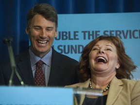 FILE PHOTO: Pictured is Gregor Robertson (left) mayor of Vancouver, and Linda Hepner (right) mayor of Surrey.
Hepner and Robertson are not seeking reelection.
