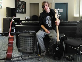 Musician Harley Jones at the Abbotsford Community Services's anti-gang program. The program is losing its government funding this fall.