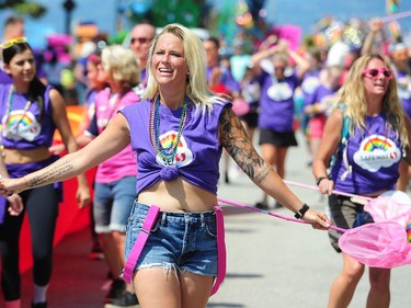 Scenes from the 40th Annual Pride Parade in Vancouver, BC., August 5, 2018.