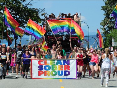 Scenes from the 40th Annual Pride Parade in Vancouver, BC., August 5, 2018.