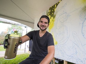 Ryan "ARCY" Christenson is a graffiti street artist commissioned to create 15 live murals to commemorate historic moments in the Pacific Coliseum's history. He will be creating the murals live each day of the PNE 2018.