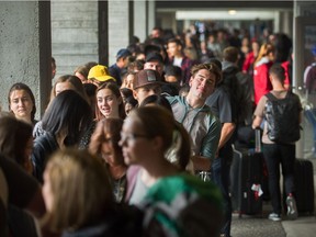 About 1,000 students were welcomed into SFU’s Burnaby’s campus residences on Wednesday.
