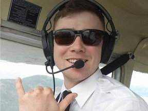 Spencer Neufeld, 20, of Williams Lake survived a plane crash on Tyaughton Lake. Two passengers were killed.