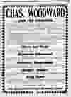 Ad for Charles Woodward’s original store at Westminster and Main on Sept. 13, 1899.