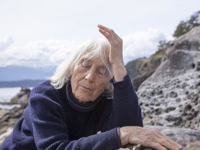 Erasing the gesture photo of Anne Ngan on Hornby Island by Evann Siebens is one of the works in the exhibition Myths which opens the relocated Wil Aballe Art Projects at 1129 East Hastings. Myths runs from Sept. 13 to Oct. 14. [PNG Merlin Archive]