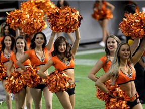 At Friday's B.C. Lions game, the Felions dance team will honour Mary Danae (centre, third from right), a former team member who died in April after a long battle with cancer. She was 30.