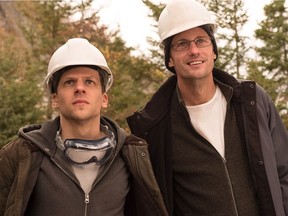 Jesse Eisenberg and Alexander Skarsgård star in Quebec director Kim Nguyen's The Hummingbird Project, which opens the Vancouver International Film Festival on Sept. 27.