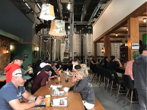 Backcountry Brewing in Squamish is a great place to eat and drink.