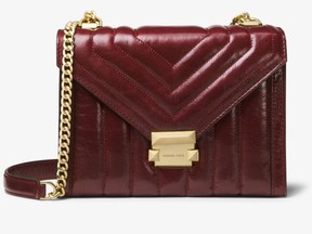 MICHAEL Michael Kors Whitney Large Quilted Leather Convertible Shoulder Bag. $398 | Michaelkors.ca
