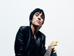 Johnny Marr. UK guitar hero has released his second solo album Call The Comet. 2018 [PNG Merlin Archive]