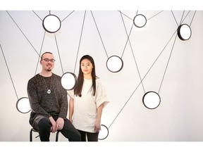 Industrial designers Christian Lo and David Ryan of Toronto design studio Anony, winners of LAMP's emerging category. [PNG Merlin Archive]