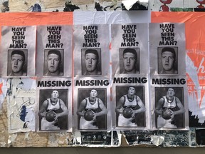 A series of posters promoting a coming documentary about Bryant Reeves near 3rd and Quebec in Vancouver on July 3, 2018. [PNG Merlin Archive]